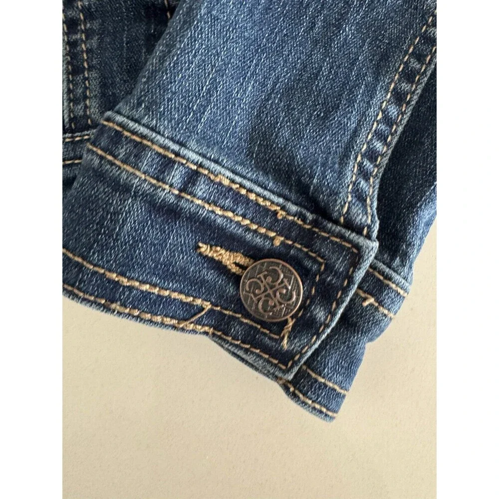 Copper Key Girls toddler Denim Jacket Size 2T Long Sleeve Pockets jean spring